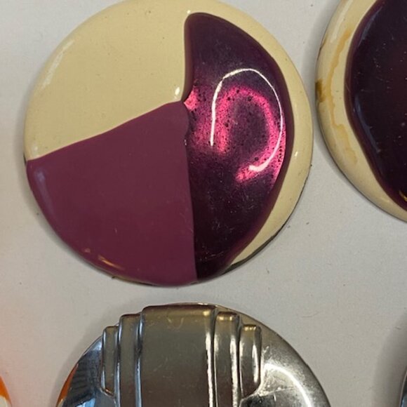 Vintage 1980/ 90's earrings lot. 39 pairs. Pierced  ears all styles. - Picture 14 of 16